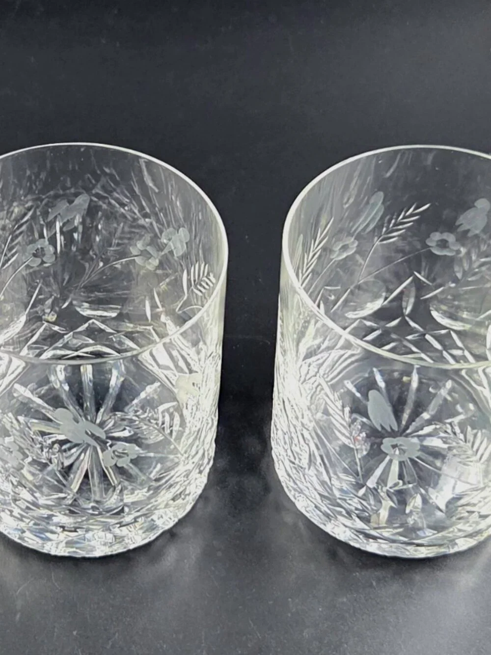 Vintage Rogaska Gallia - Double Old Fashioned Glasses - Set of 2 - Discontinued